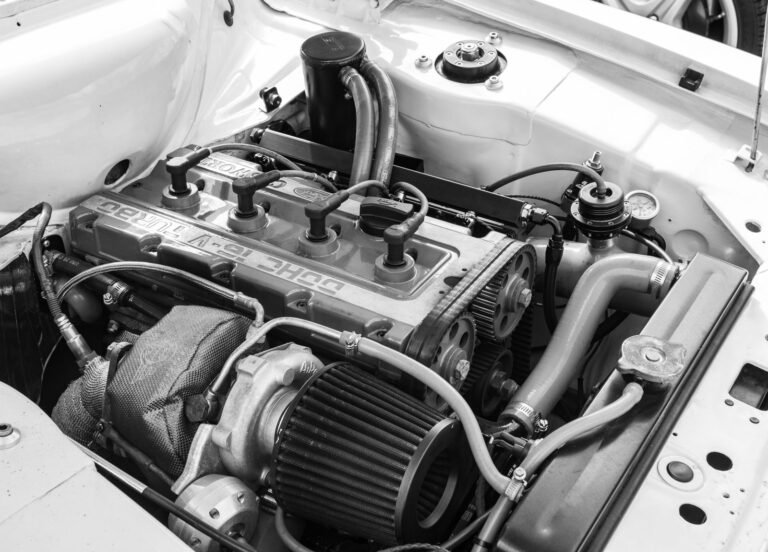 Compartiment moteur propre après un nettoyage